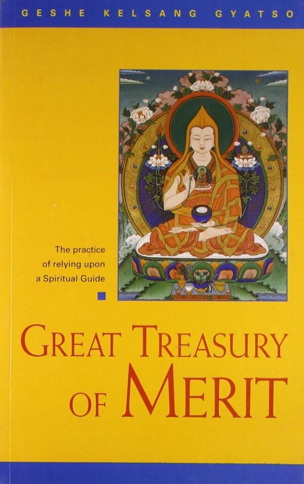 Great Treasury Of Merit Commentary on Offering to the Spiritual Guide Buddhist book cover
