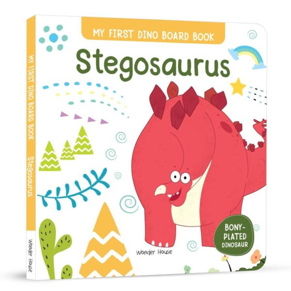 Stegosaurus: My First Dino Board Book | Age Group: 3+ | Illustrated Dino Picture Book For Children| Clear Text With Easy-To-Read Sentences | Illustrated Animal Book For Kids| World Of Dinosaurs