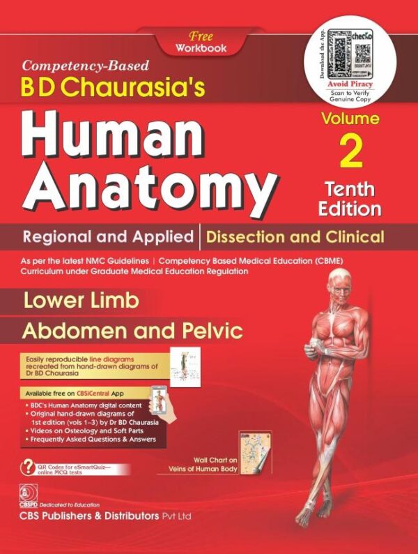 BD Chaurasia’s Human Anatomy