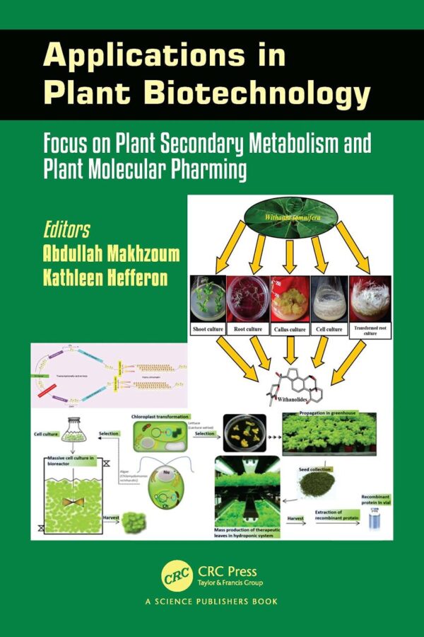 APPLICATIONS IN PLANT BIOTECHNOLOGY FOCUS ON PLANT SECONDARY METABOLISM AND PLANT MOLECULAR PHARMING (HB 2023)