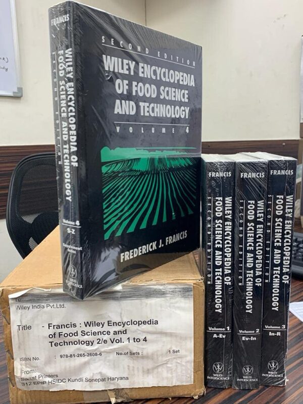 WILEY ENCYCLOPEDIA OF FOOD SCIENCE AND TECHNOLOGY 2ED 4 VOL SET (PB 2010)