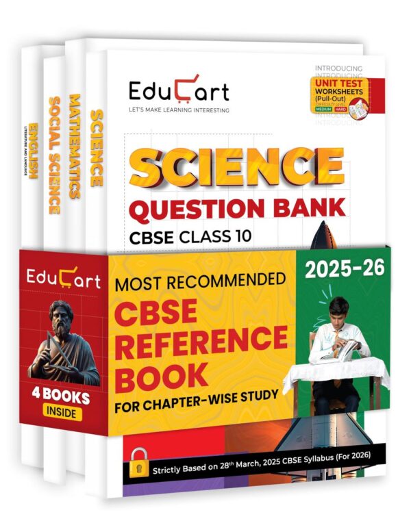 Educart CBSE Question Bank Class 10 Bundle - Science