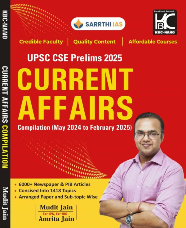 UPSC (Prelims 2025) Current Affairs Compilation (May 2024 to February 2025) | Mudit Jain