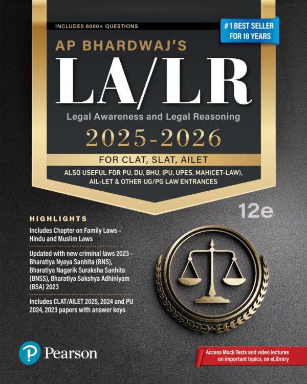 LA/LR Legal Awareness and Legal Reasoning (2025-26) | For CLAT