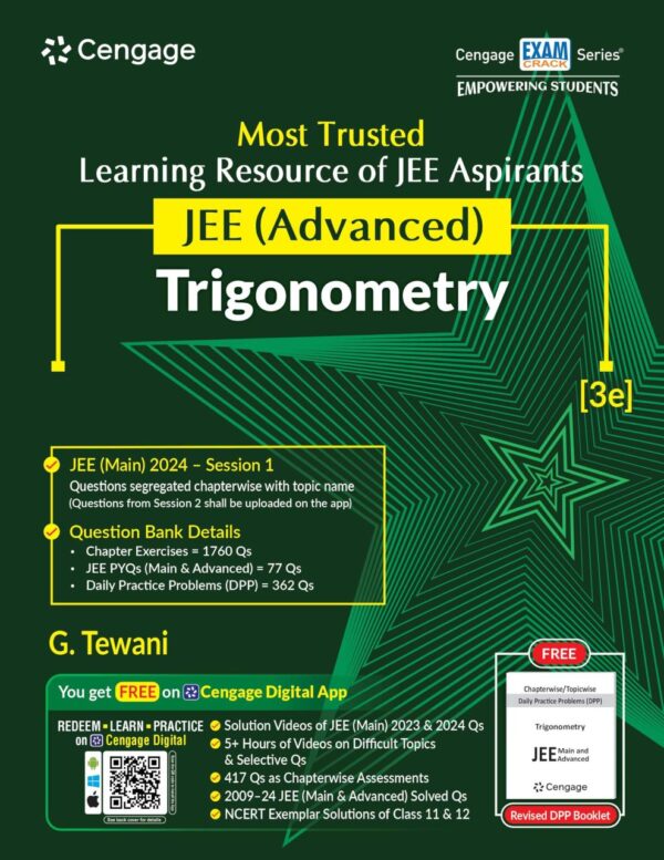 JEE Advanced Trigonometry with Free Online Assessments and Digital Content (Concept videos and Solution videos) 2024
