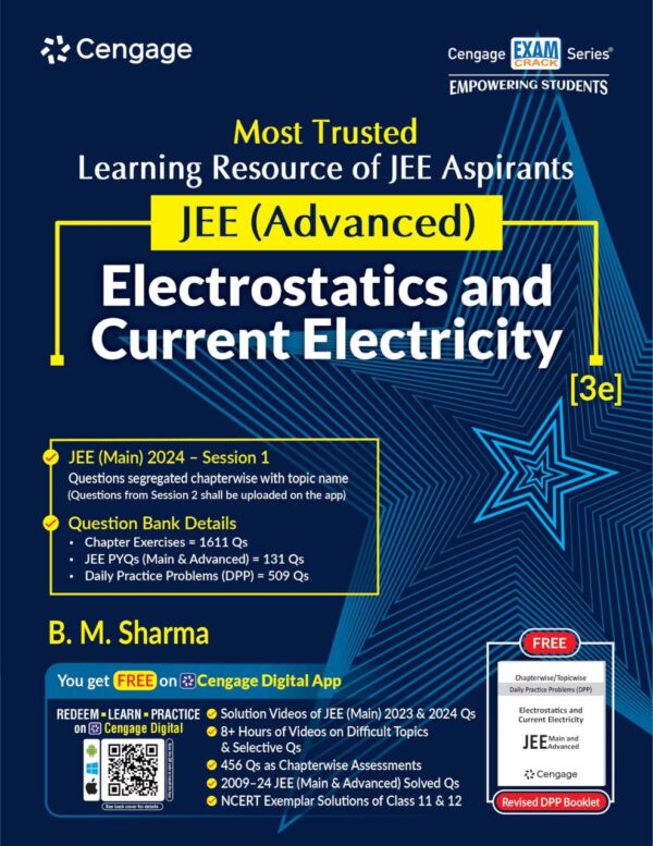 JEE Advanced Electrostatics and Current Electricity with Free Online Assessments and Digital Content (Concept videos and Solution videos) 2024