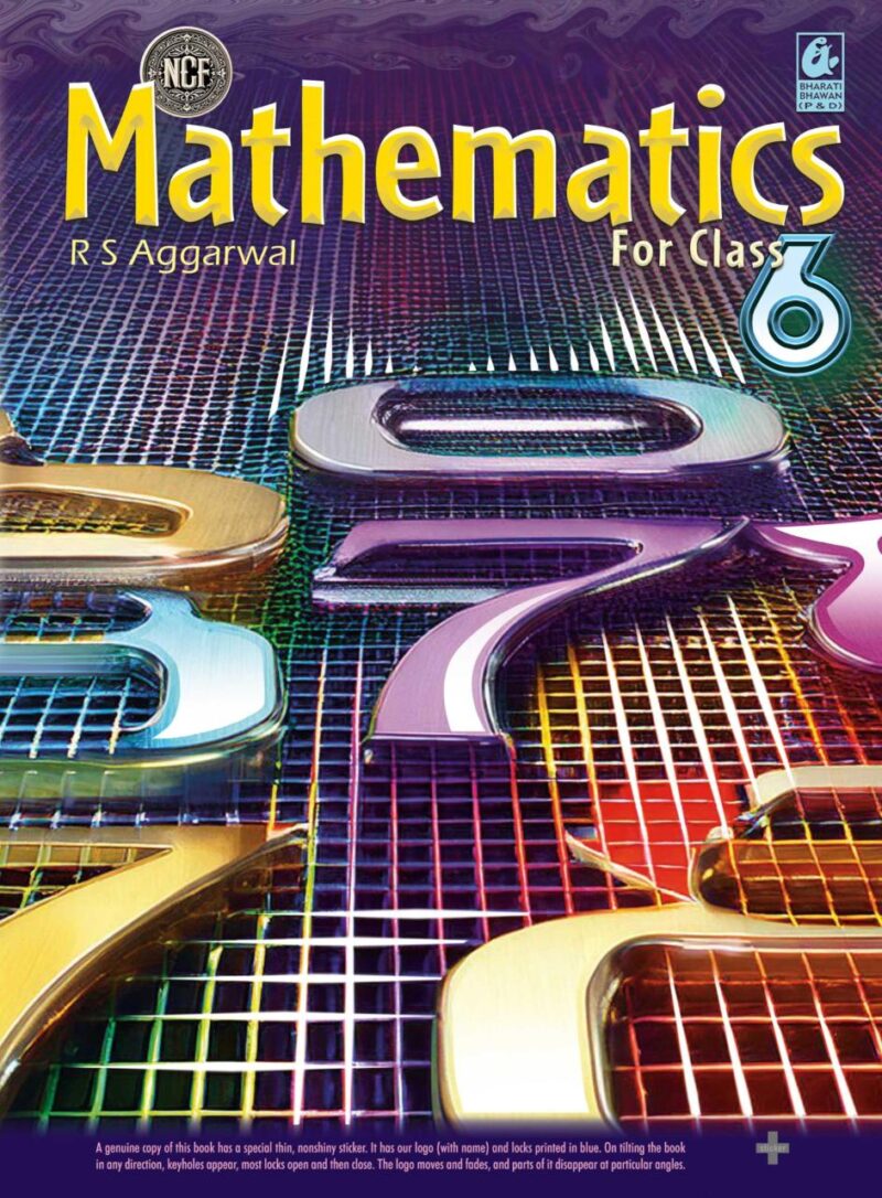 Mathematics for Class 6 - CBSE - by R.S. Aggarwal 2025-26 Examination