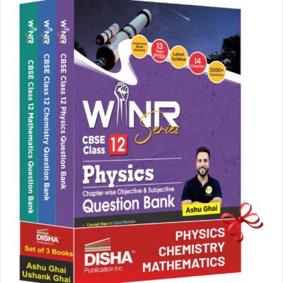 Disha Combo (set of 3 Books) WINR Series CBSE Class 12 Physics