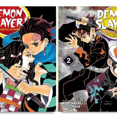 Demon Slayer Vol.1 + Demon Slayer Vol. 2 ( Manga Combo)