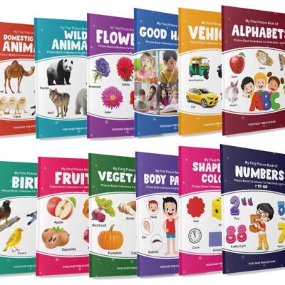 Picture Book collections (set of 12) for kids age 2+ early learning education - Perfect for Homeschooling Kindergarten and Nursery Students