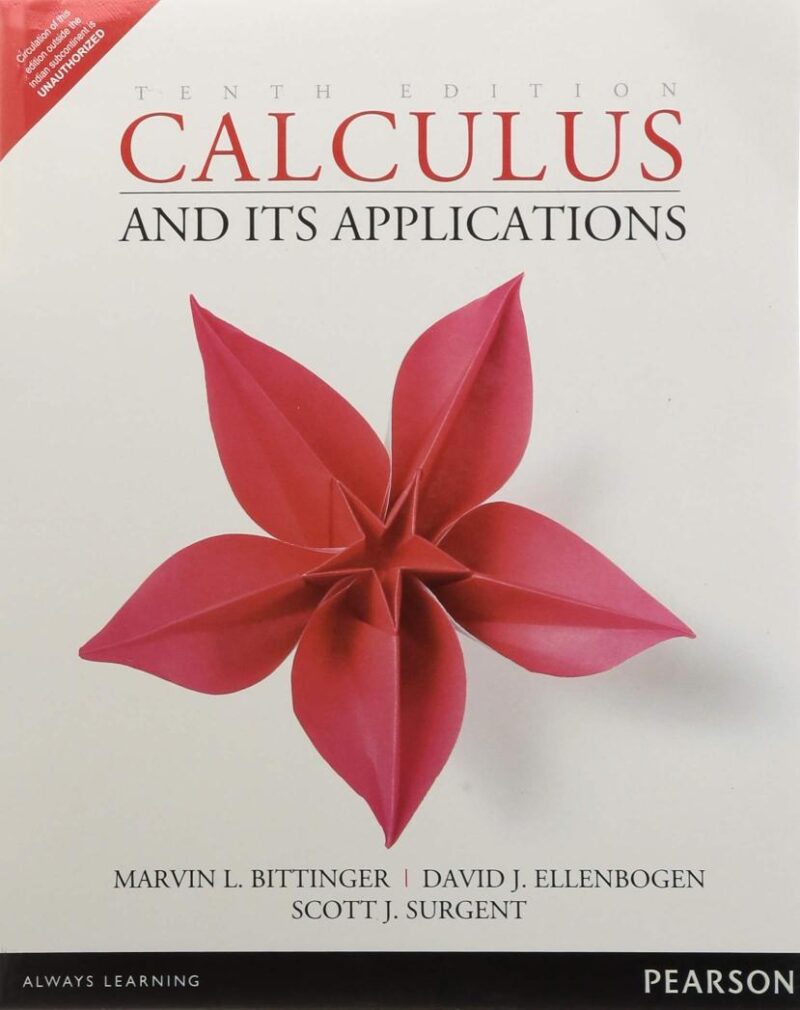 CALCULUS AND ITS APPLICATIONS