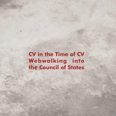 CV in the Time of CV: Webwalking into the Council of States