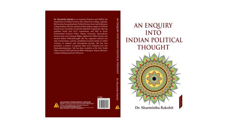 An Enquiry Into Indian Political Thought