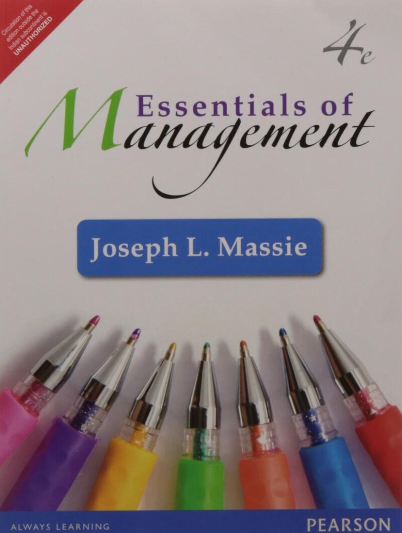 ESSENTIALS OF MANAGEMENT