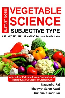 Instant Notes Vegetable Science: Subjective Type