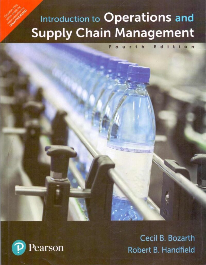 INTRODUCTION TO OPERATIONS AND SUPPLY CHAIN MANAGEMENT