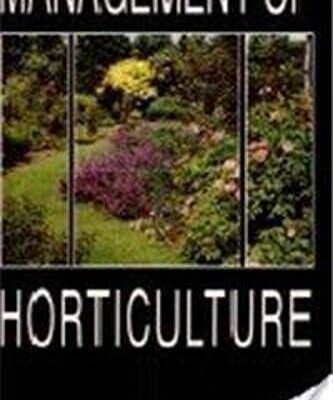 Management of Horticulture