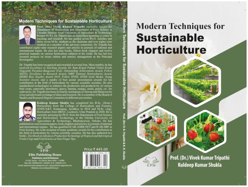 Modern Techniques for Sustainable Horticulture - 9789358998399