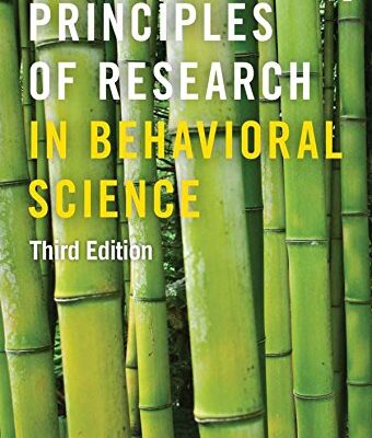 Principles of Research in Behavioral Science: Third Edition