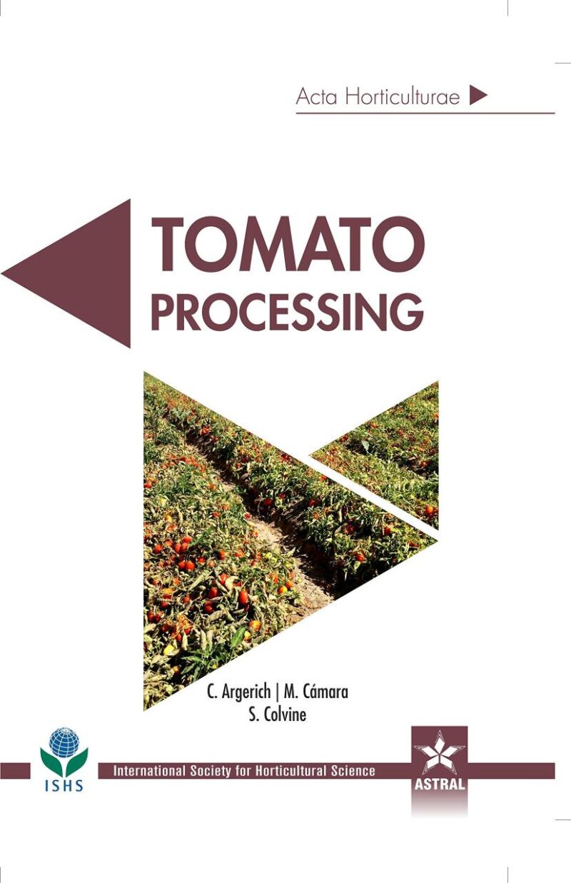 Tomato Processing (Acta Horticulturae 1159) (9789388982573)