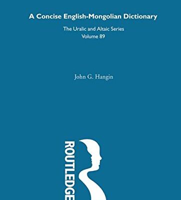 A Concise English-Mongolian Dictionary