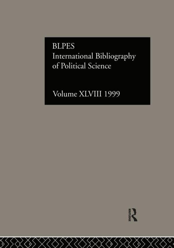 IBSS: Political Science: 1999 Vol.48: International Bibliography of the Social Sciences 1999