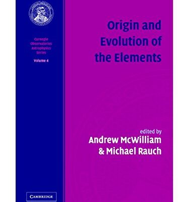 Origin and Evolution of the Elements