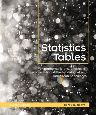 Statistics Tables: For Mathematicians