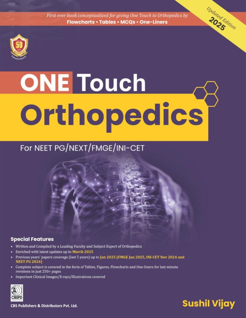 ONE TOUCH ORTHOPEDICS FOR NEET PG/NEXT/FMGE/INI-CET - 2025