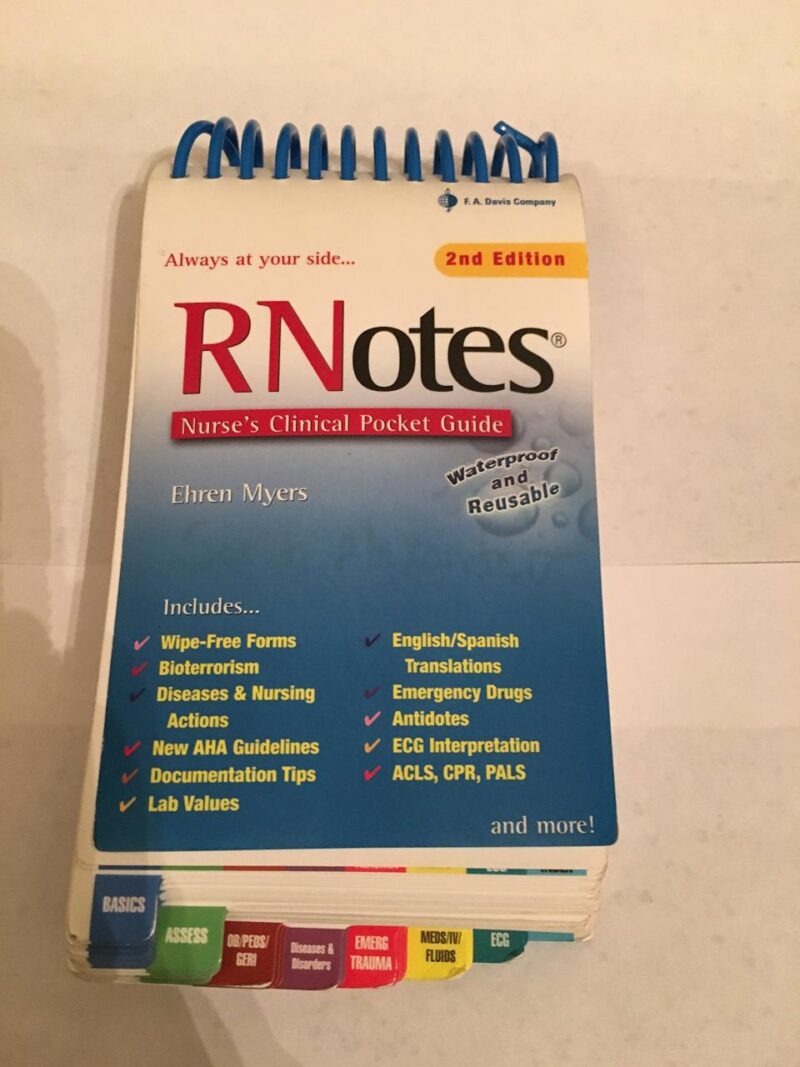 RNotes: Nurse's Clinical Pocket Guide
