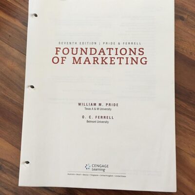 FOUNDATIONS OF MARKETING