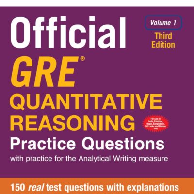 OFFICIAL GRE QUANTITATIVE REASONING PRACTICE QUES.VOL.1