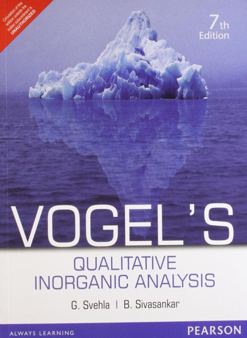 Vogel’s Qualitative Inorganic Analysis