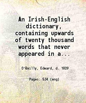 An Irish-English dictionary