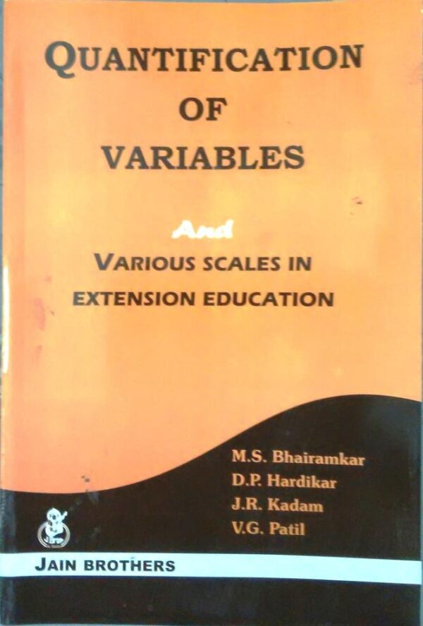 Quantification of Variables and Various Scales in Extension Education (PB)
