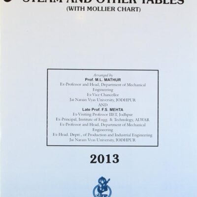 Steam And Other Tables (With Mollier Chart)