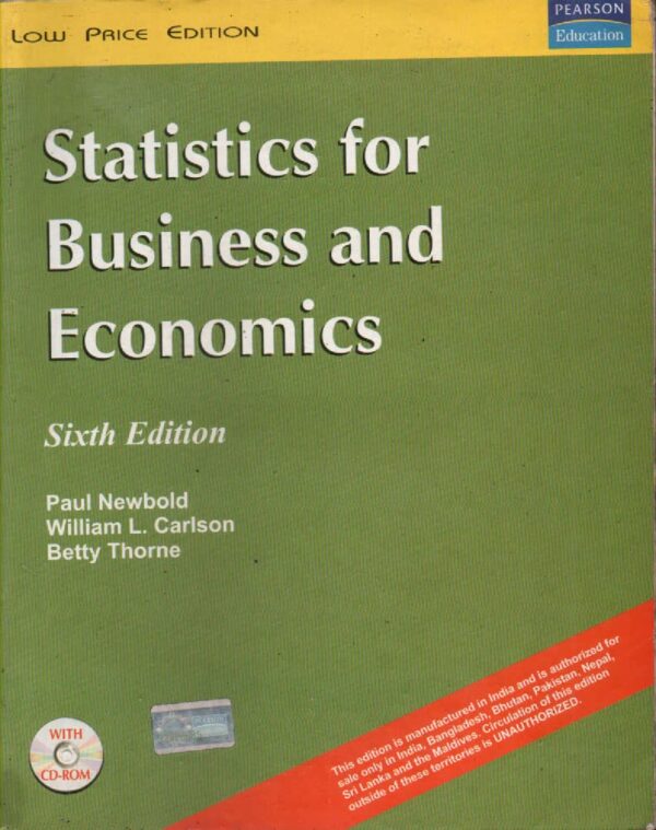 STATISTICS FOR BUSINESS AND ECONOMICS W/CD, 6TH EDN