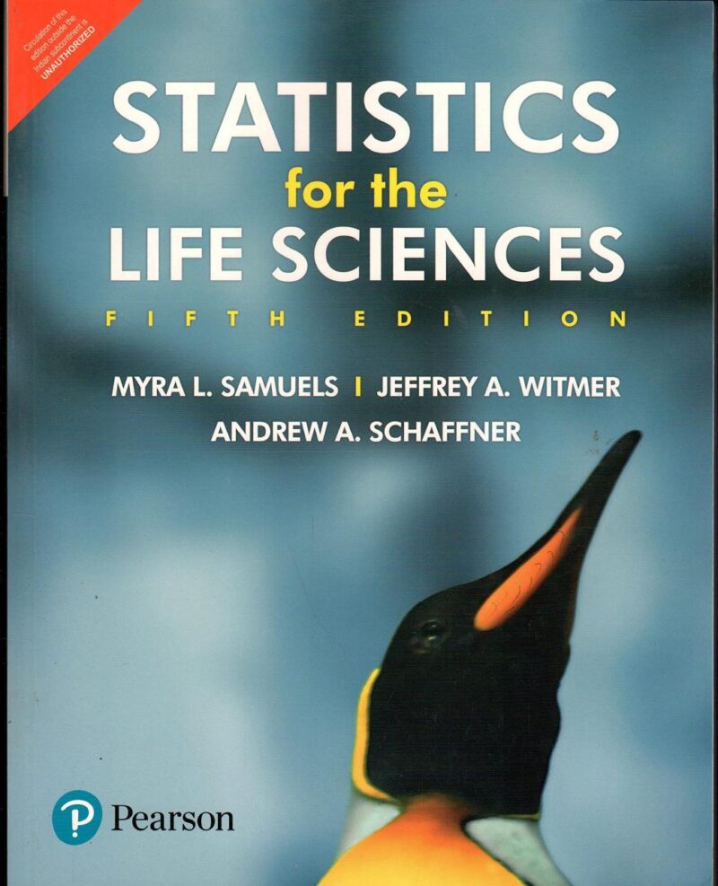 STATISTICS FOR THE LIFE SCIENCE