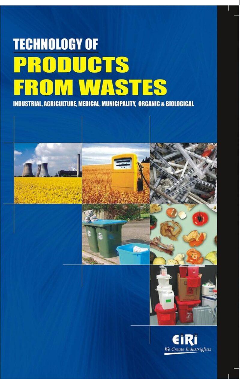 Technology of products from wastes industrial