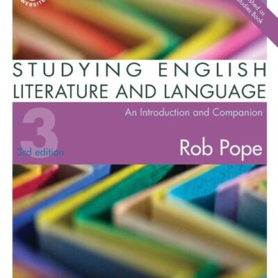 Studying English Literature and Language: An Introduction and Companion