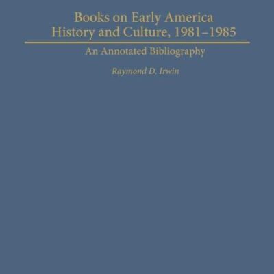 Books on Early American History and Culture