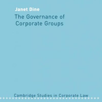 The Governance of Corporate Groups: 1 (Cambridge Studies in Corporate Law)