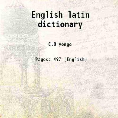 English latin dictionary