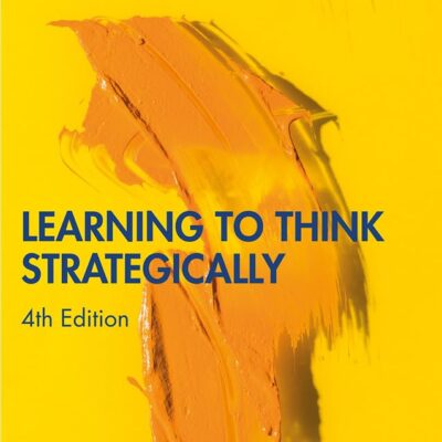 Learning To Think Strategically 4Ed (Pb 2020)