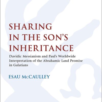Sharing in the Son’s Inheritance: Davidic Messianism and Paul’s Worldwide Interpretation of the Abrahamic Land Promise in Galatians: 608 (The Library of New Testament Studies)