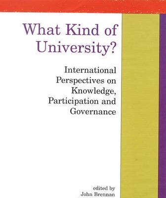 What Kind of University?: International Perspectives on Knowledge