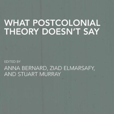 What Postcolonial Theory Doesn't Say (Routledge Research in Postcolonial Literatures)