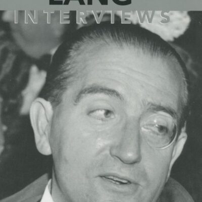 Fritz Lang: Interviews (Conversations with Filmmakers Series)