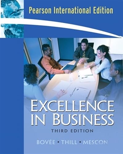 EXCELLENCE IN BUSINESS