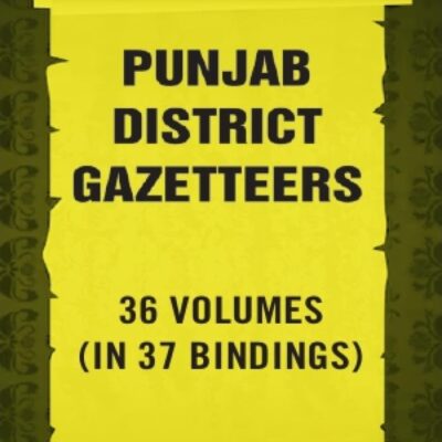 Punjab District Gazetteers 36 Vols. Set in 37 Bindings